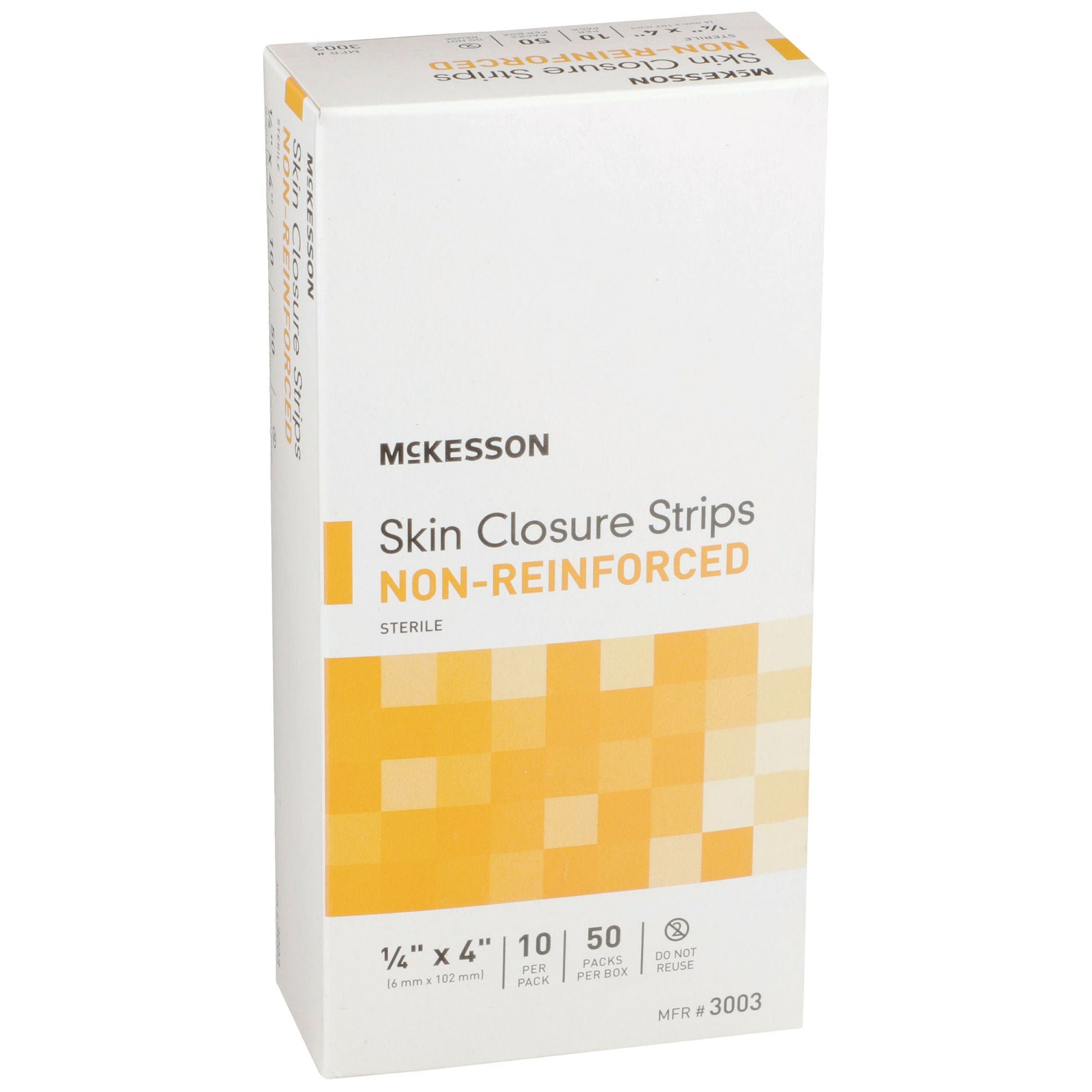 McKesson Nonreinforced Skin Closure Strip, .