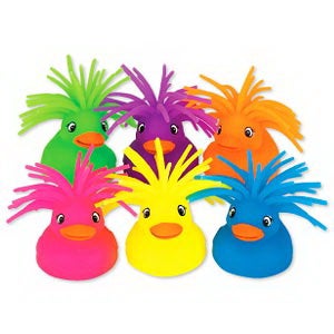 Kids Love Stickers Toys Neon Puffer Duck 3 Inch Height