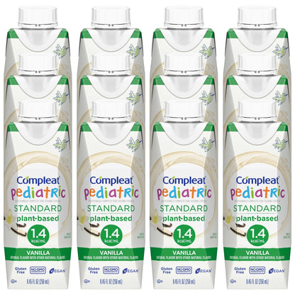 Compleat® Pediatric Standard Plant-Based 1.4 Cal Tube Feed Formula, Vanilla
