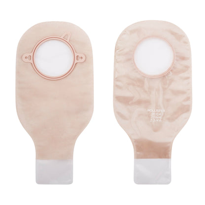 New Image™ Transparent Colostomy Pouch, Pre-cut to Fit Stomas, Blue Match