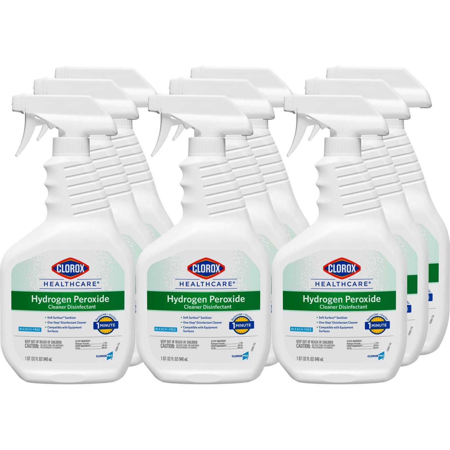 Clorox Healthcare® Hydrogen Peroxide Cleaner Disinfectant, Spray Bottle