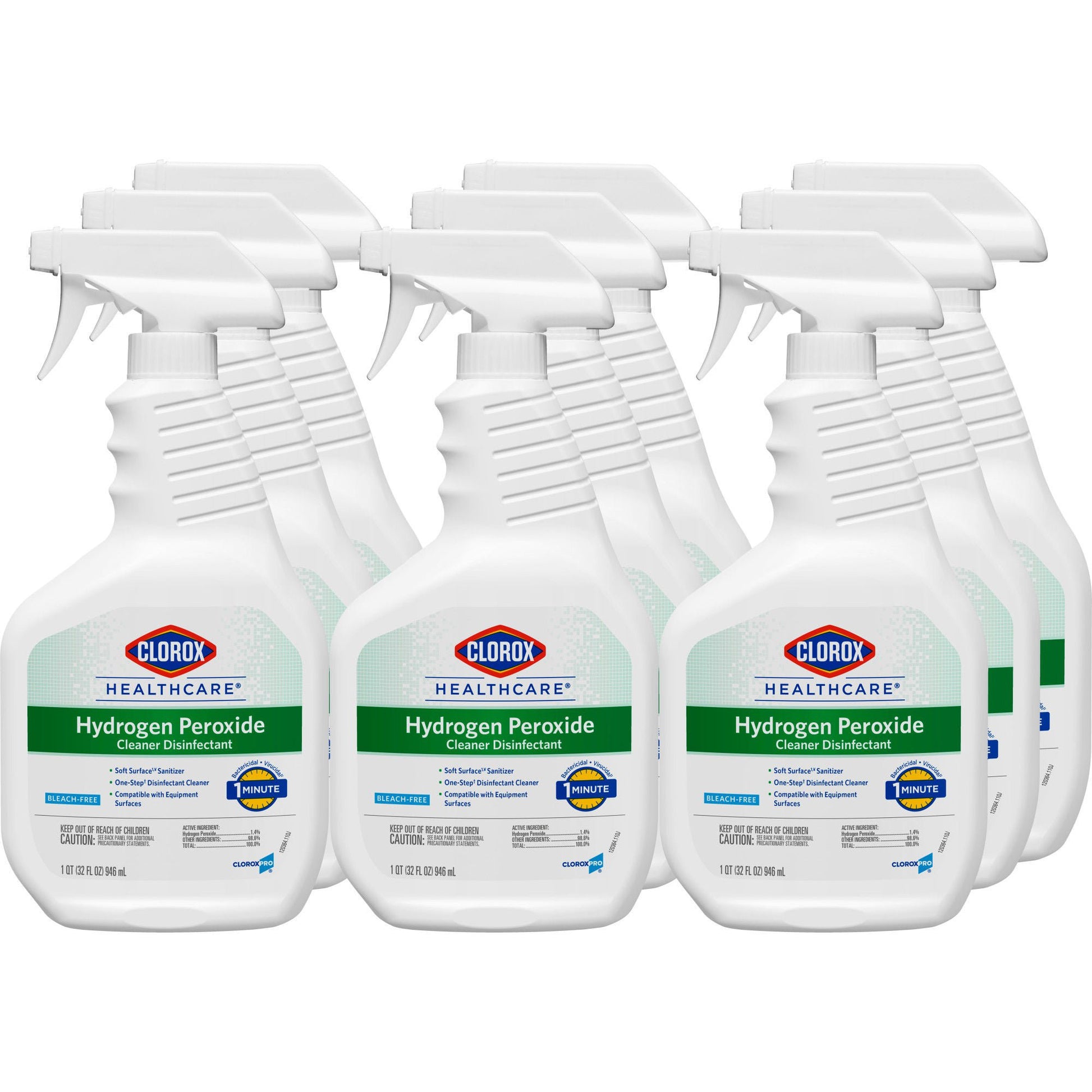 Clorox Healthcare® Hydrogen Peroxide Cleaner Disinfectant, Spray Bottle