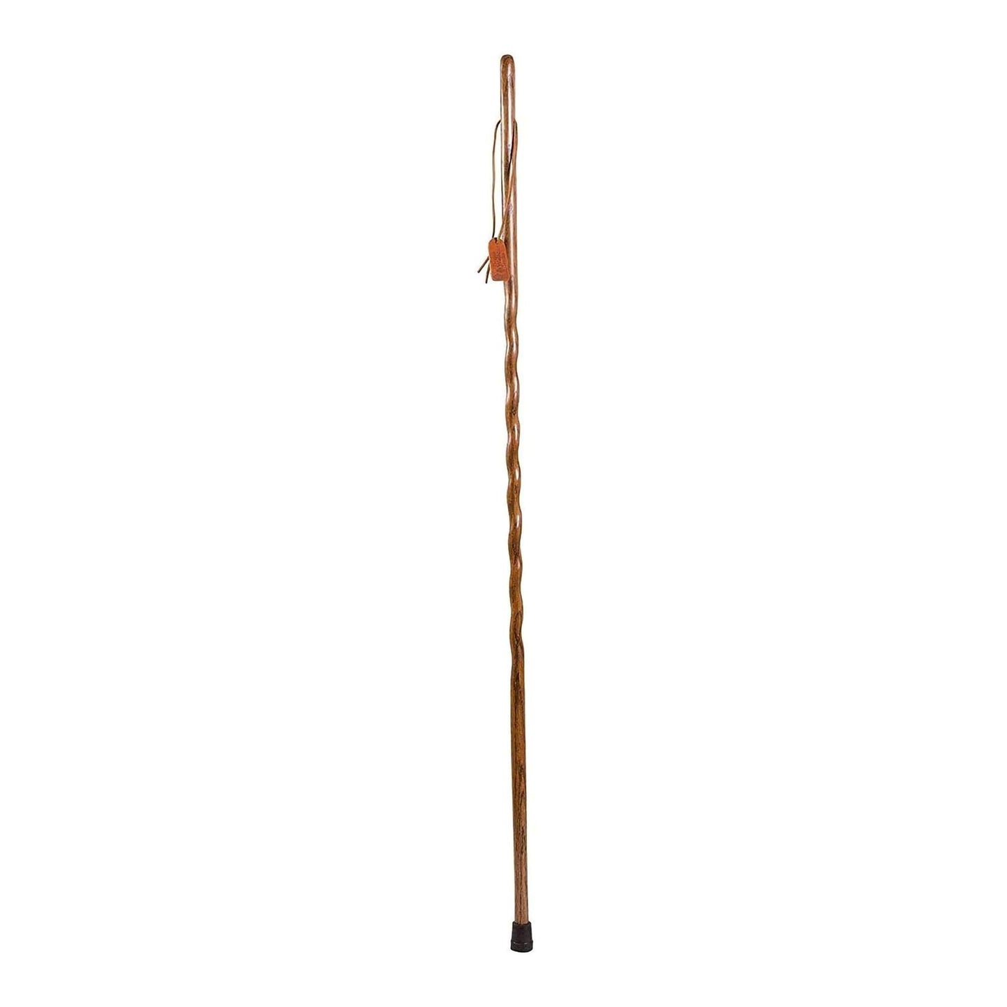 Brazos™ Twisted Oak Hitchhiker Handcrafted Walking Stick, 58-Inch, Brown