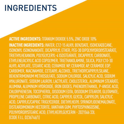 CeraVe® Hydrating Mineral Sunscreen Medium Sheer Tint, SPF 30, Tube