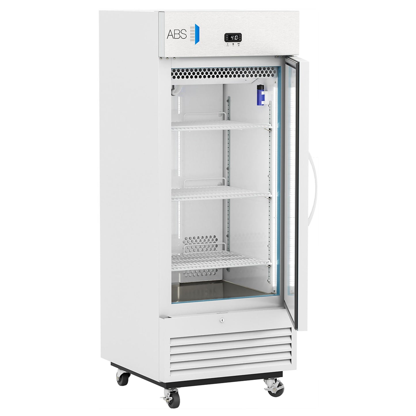 ABS Upright Refrigerator Pharmaceutical 12 cu.ft. 1 Solid Swing Door Cycle Defrost