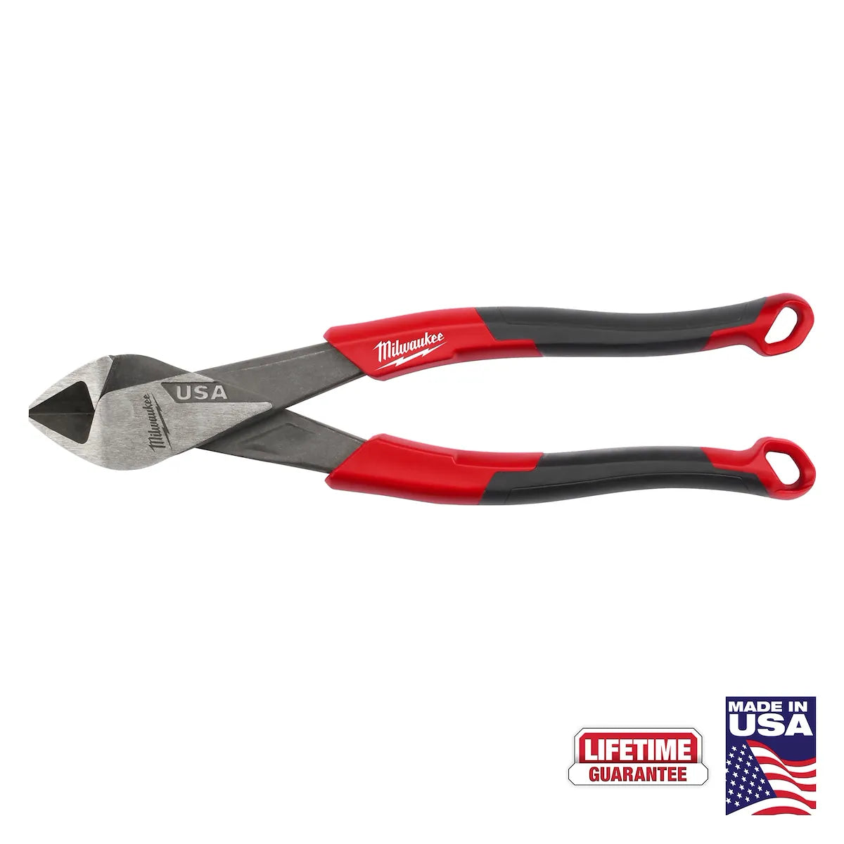 Milwaukee 8" Diagonal Comfort Grip Cutting Pliers (USA) MT558