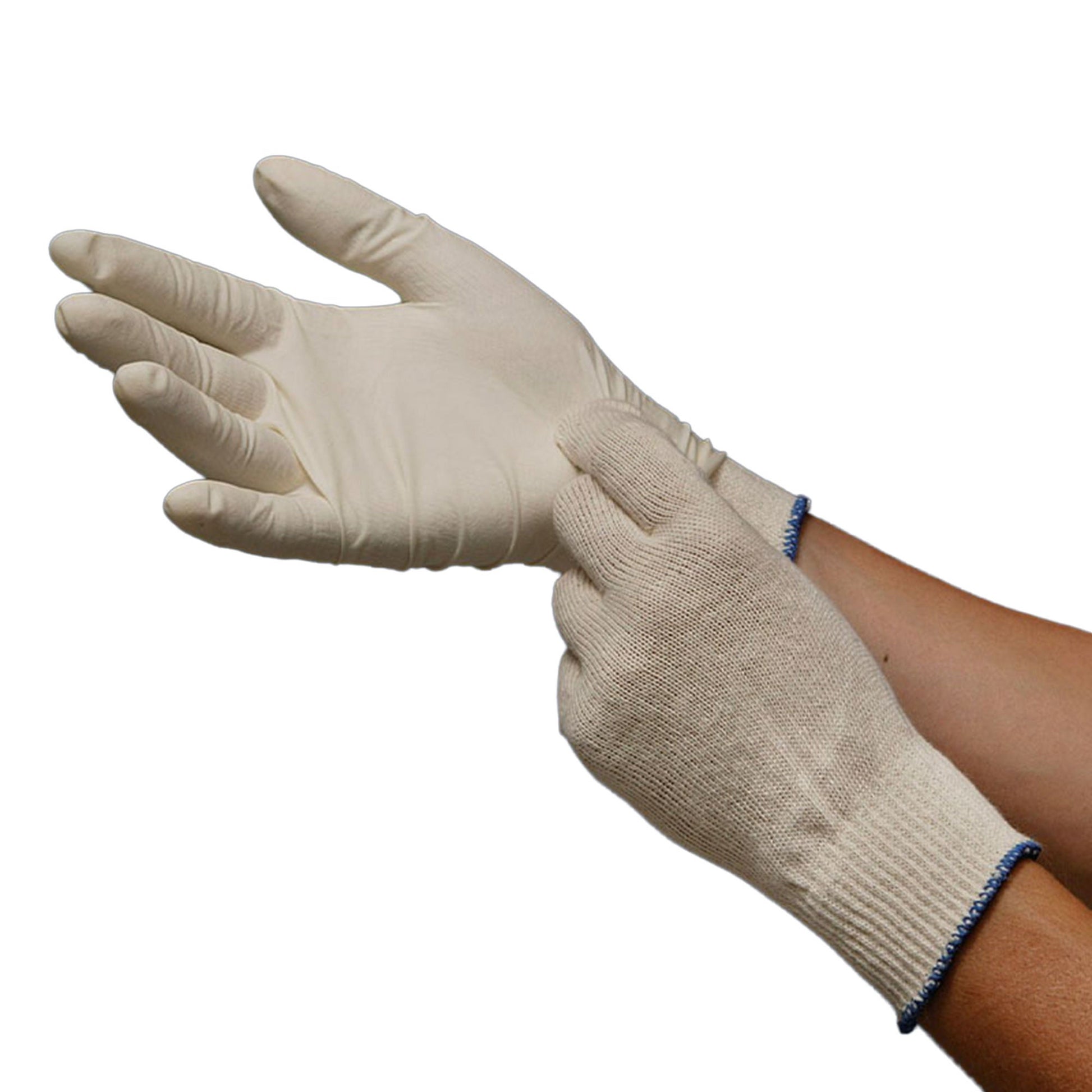Care Glove™ Cotton Glove Liners, White - view 2