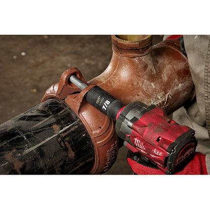 Milwaukee 3PC SHOCKWAVE Impact Duty 1/2" Drive SAE Deep 6 Point Socket Set 49-66-4485 | Multiple Drive Size Set Drive, 3-Piece