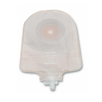 Premier™ One-Piece Transparent Urostomy Pouch, Cut to fit up to Stomas
