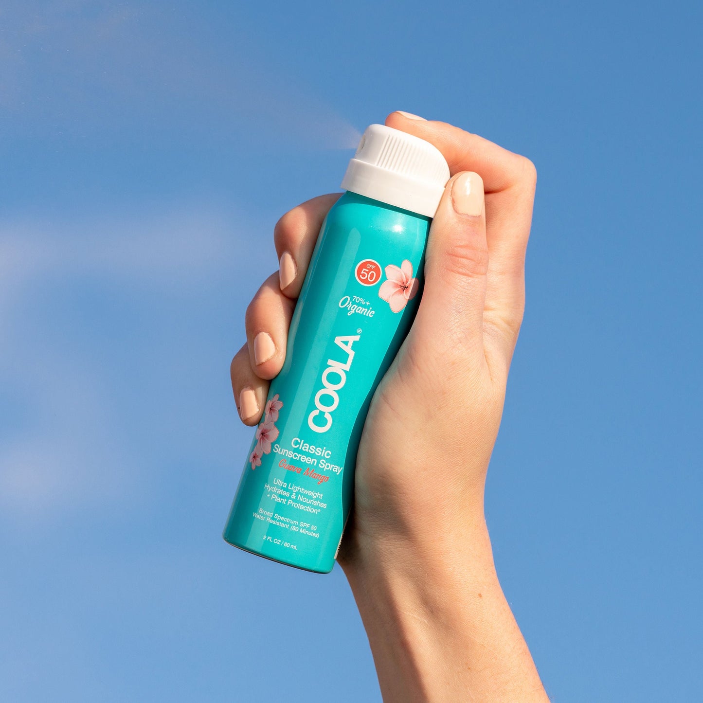 Coola® Classic Body Sunscreen Spray SPF 50 Guava Mango Scent, Aerosol Can
