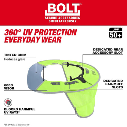 Milwaukee BOLT Sun Visor with Sunshade 48-73-1078