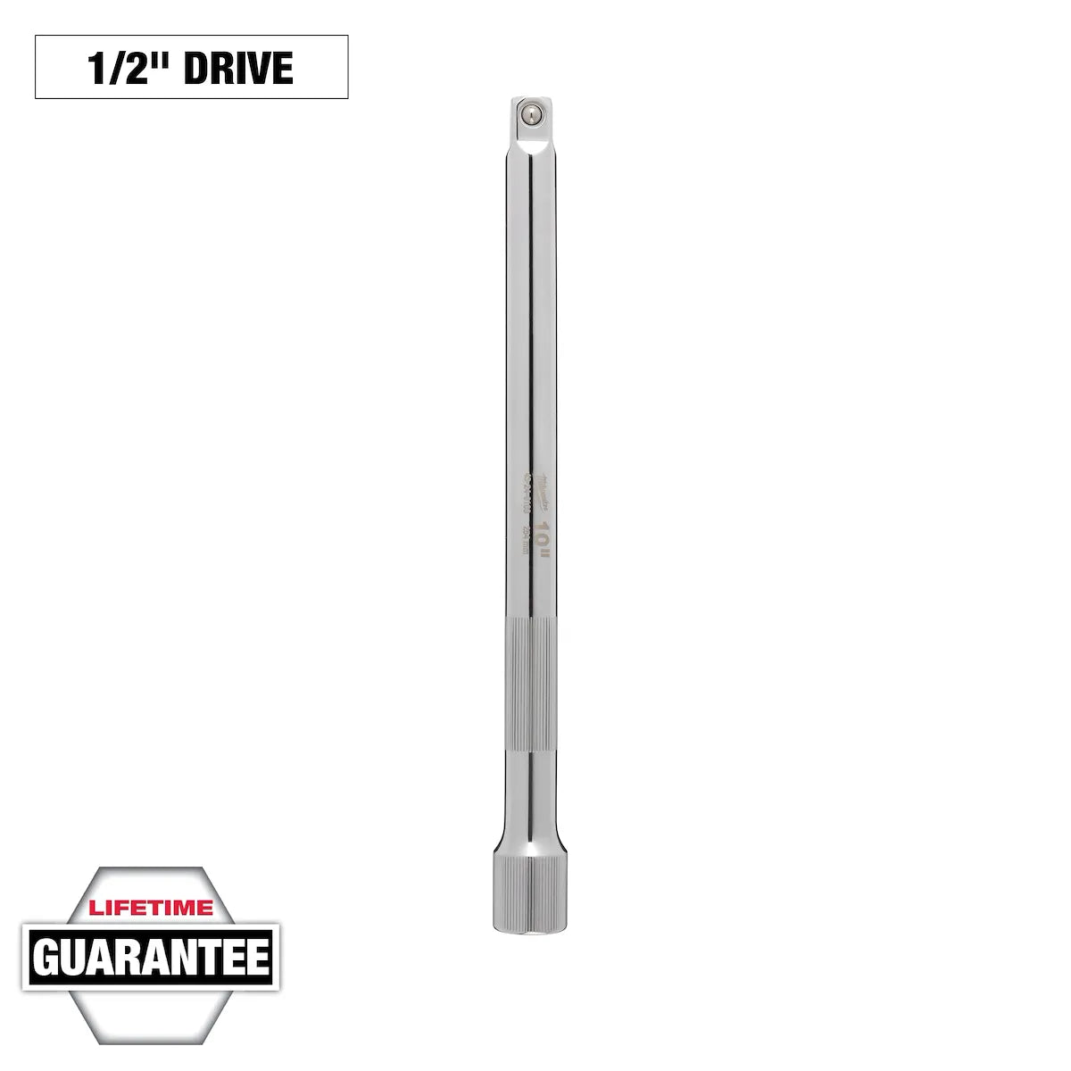 Milwaukee 1/2" Drive 10" Extension 43-24-9109 | 1/2 in Drive, Chrome Vanadium Steel