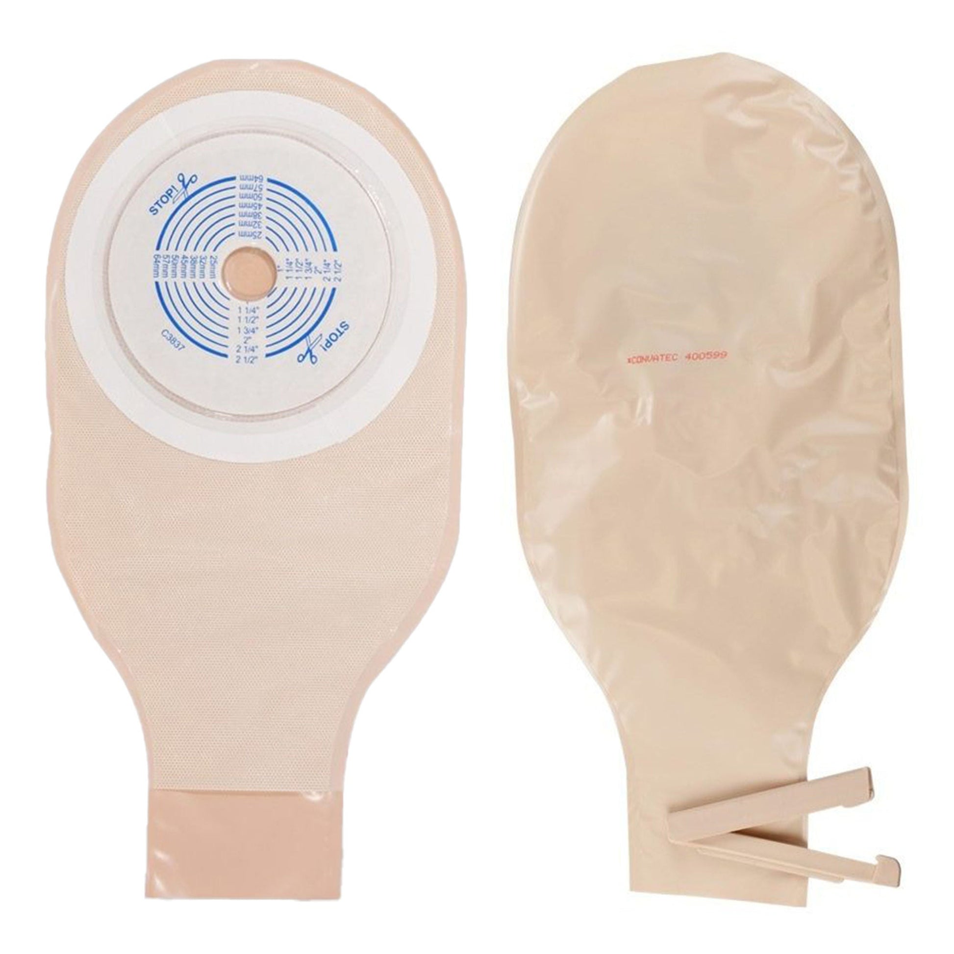 ActiveLife® One-Piece Opaque Colostomy Pouch, Cut to Fit Stomas