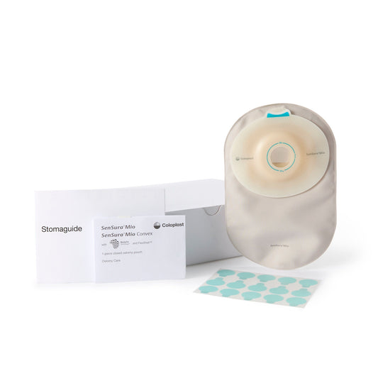 SenSura® Mio Convex 1-Piece Closed End Opaque Ostomy Pouch, Stoma