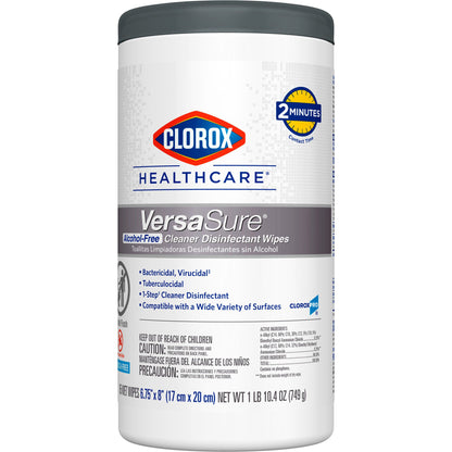 Clorox Healthcare® VersaSure® Cleaner Disinfectant Wipes