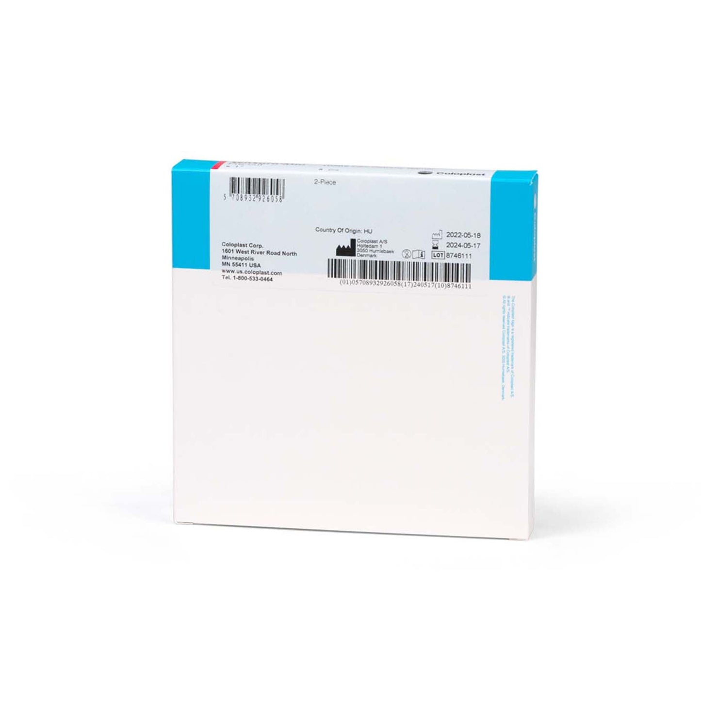SenSura® Mio Flex Ostomy Barrier, Stoma Opening, Red Color Match