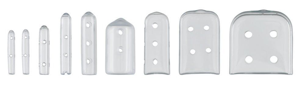 Tip-It™ Instrument Tip Guard Equal Number Of Sizes Plus 5, Assorted, Vented, Clear – Pack of 50