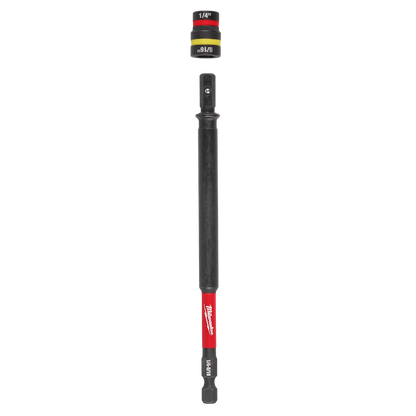 Milwaukee SHOCKWAVE Impact Duty 1/4” and 5/16” x 6” QUIK-CLEAR 2-in-1 Magnetic Nut Driver 49-66-4745 | 1/4" Drive