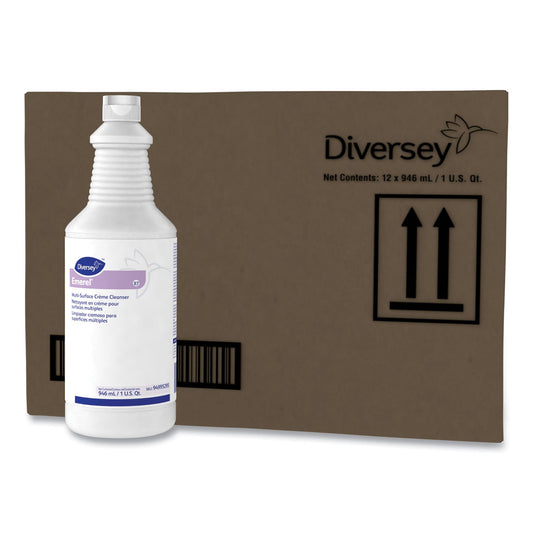Diversey Emerel Surface Cleaner Acid Based Manual Pour Cream Bottle Fresh Scent