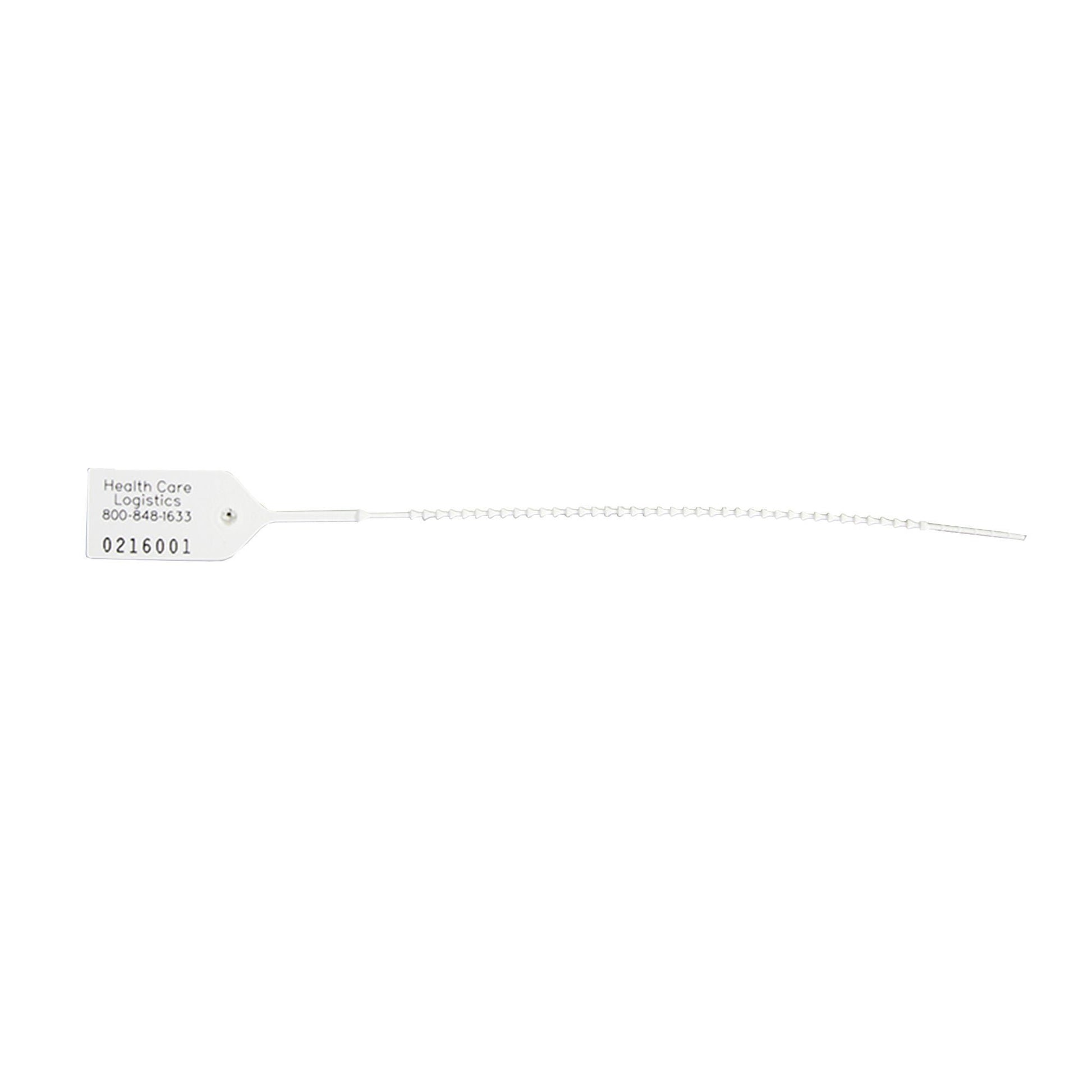 Health Care Logistics Pull-Tight Seal Numbered White Polypropylene 9 Inch
