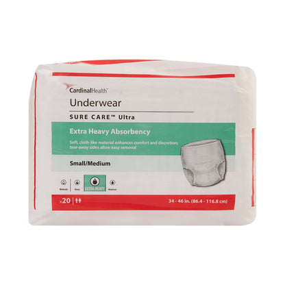 Sure Care™ Ultra Extra Heavy Absorbent Underwear, Small /