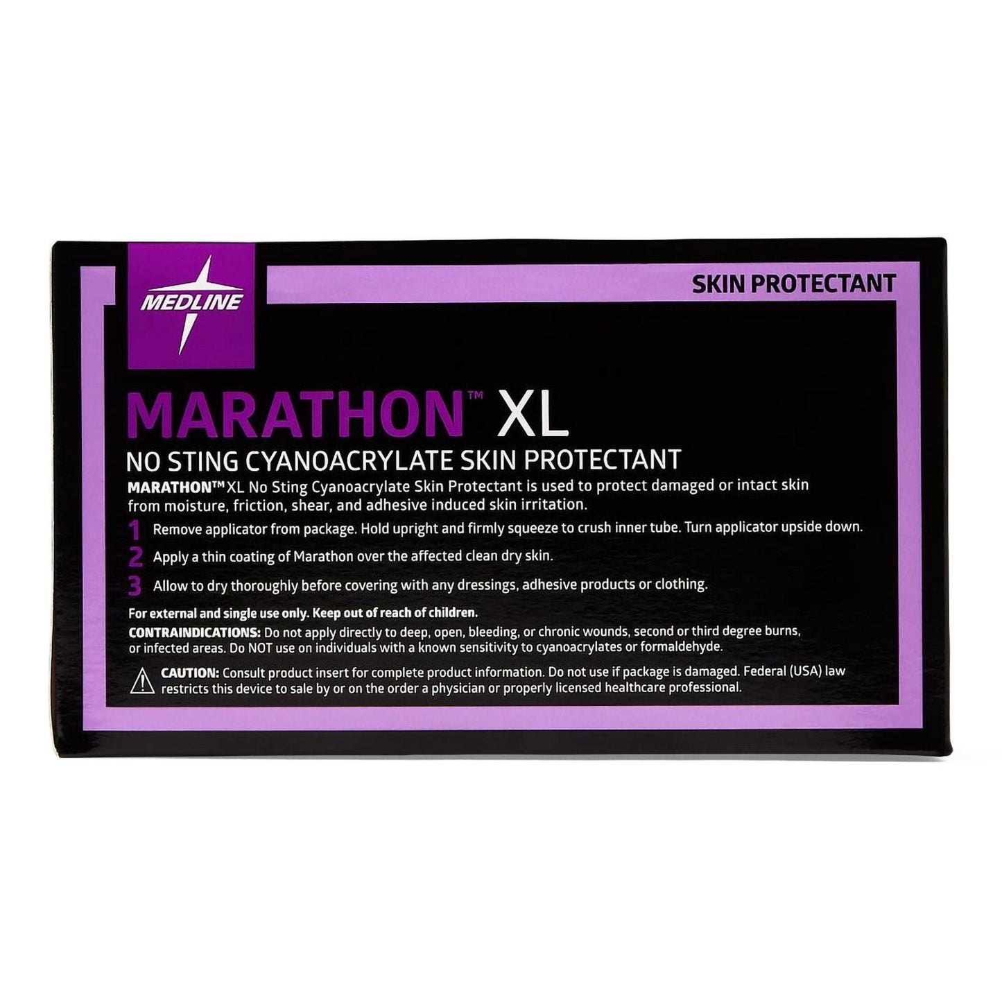 Marathon Skin Barrier Applicator Cyanoacrylate Individual Packet X-Large