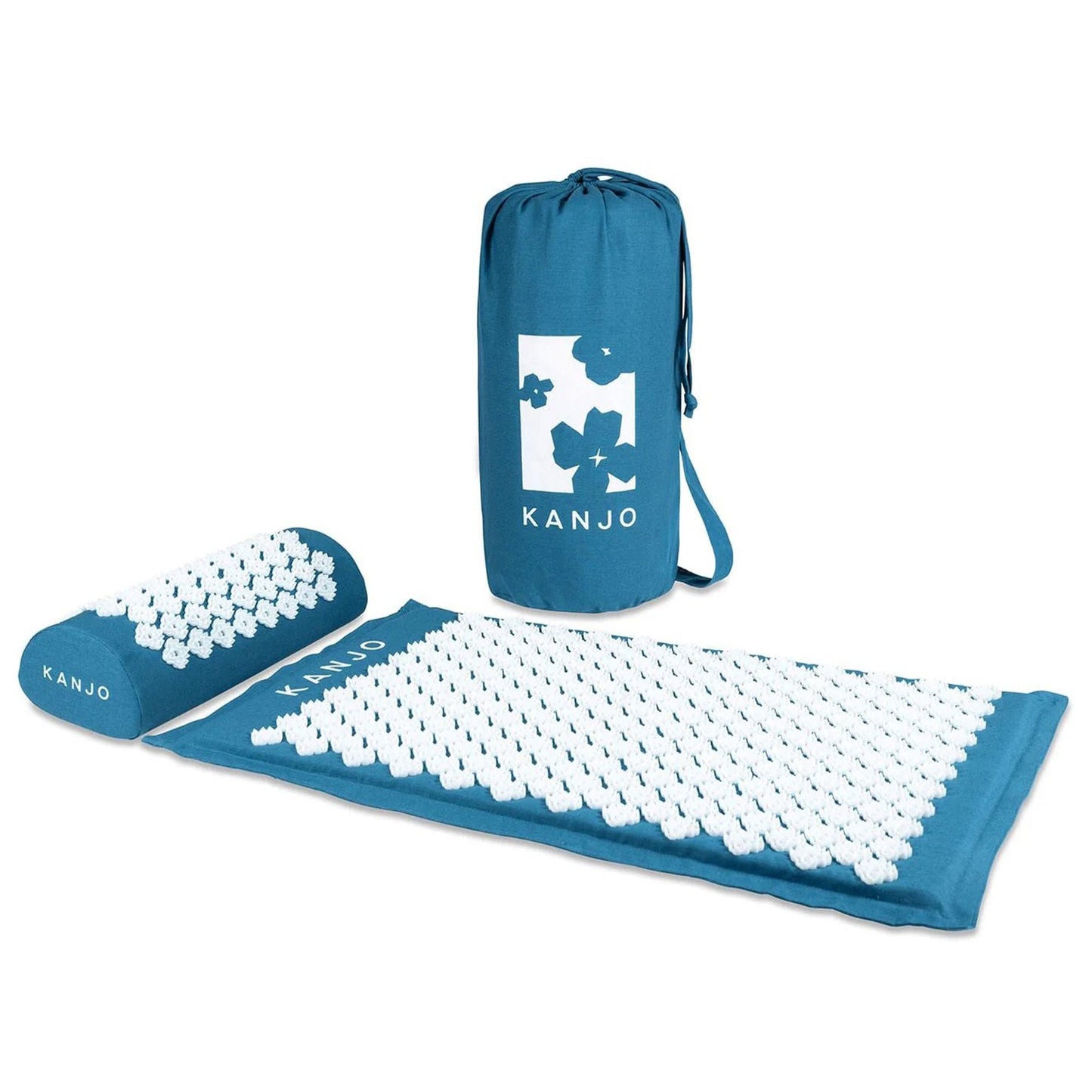 Kanjo Memory Foam Acupressure Mat Set, Teal