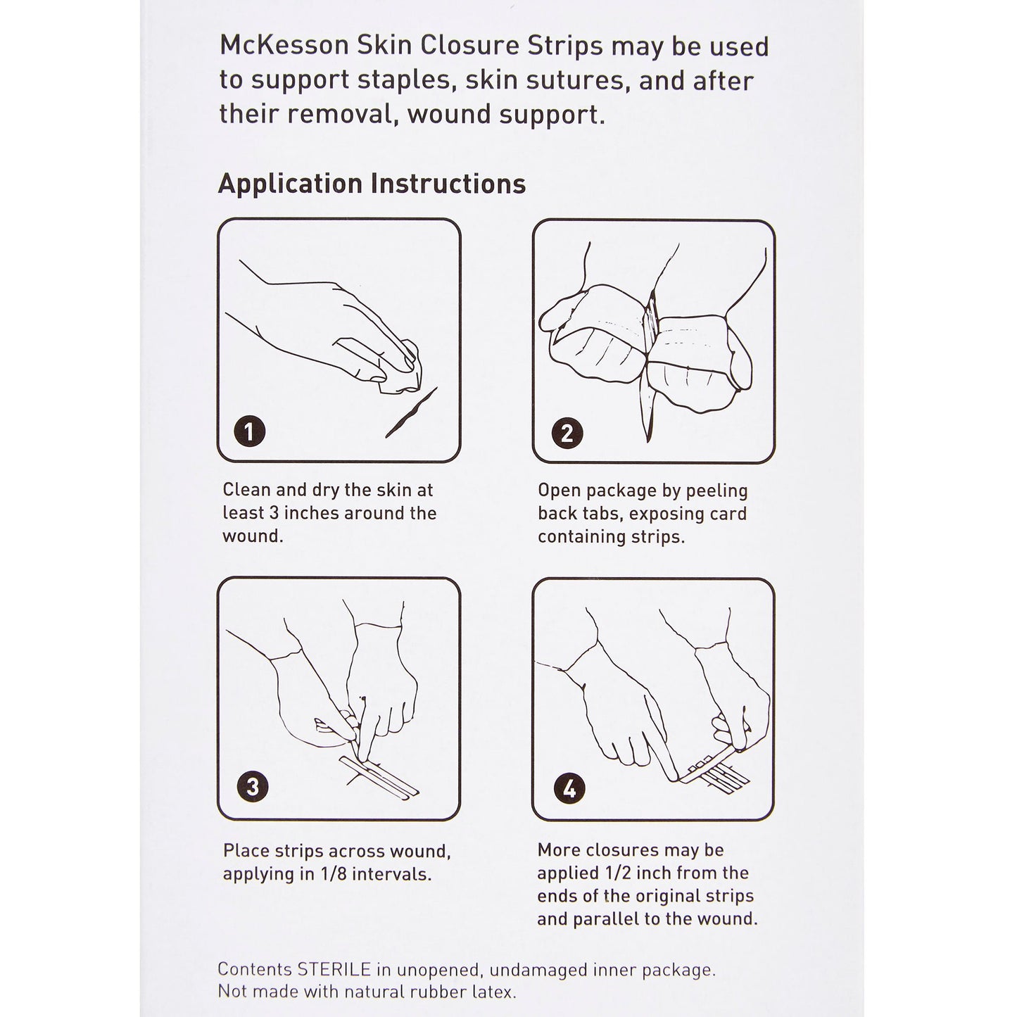 McKesson Skin Closure Reinforced Strip