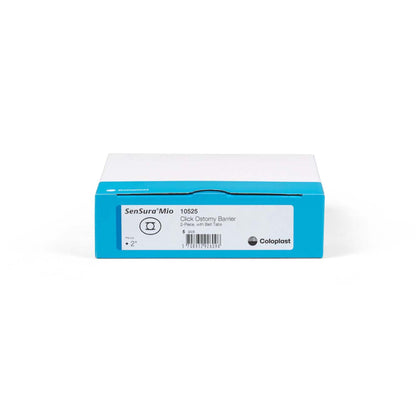 SenSura® Mio Click Ostomy Barrier, Stoma Opening, Blue Color Match