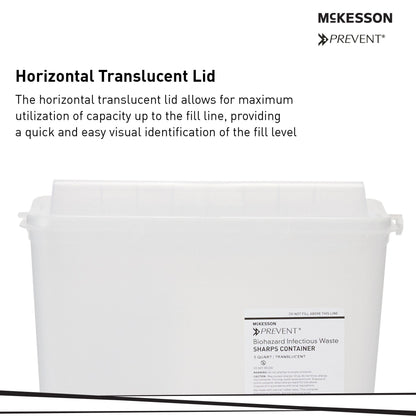 McKesson Prevent® Sharps Container, 1-1/4 Gallon