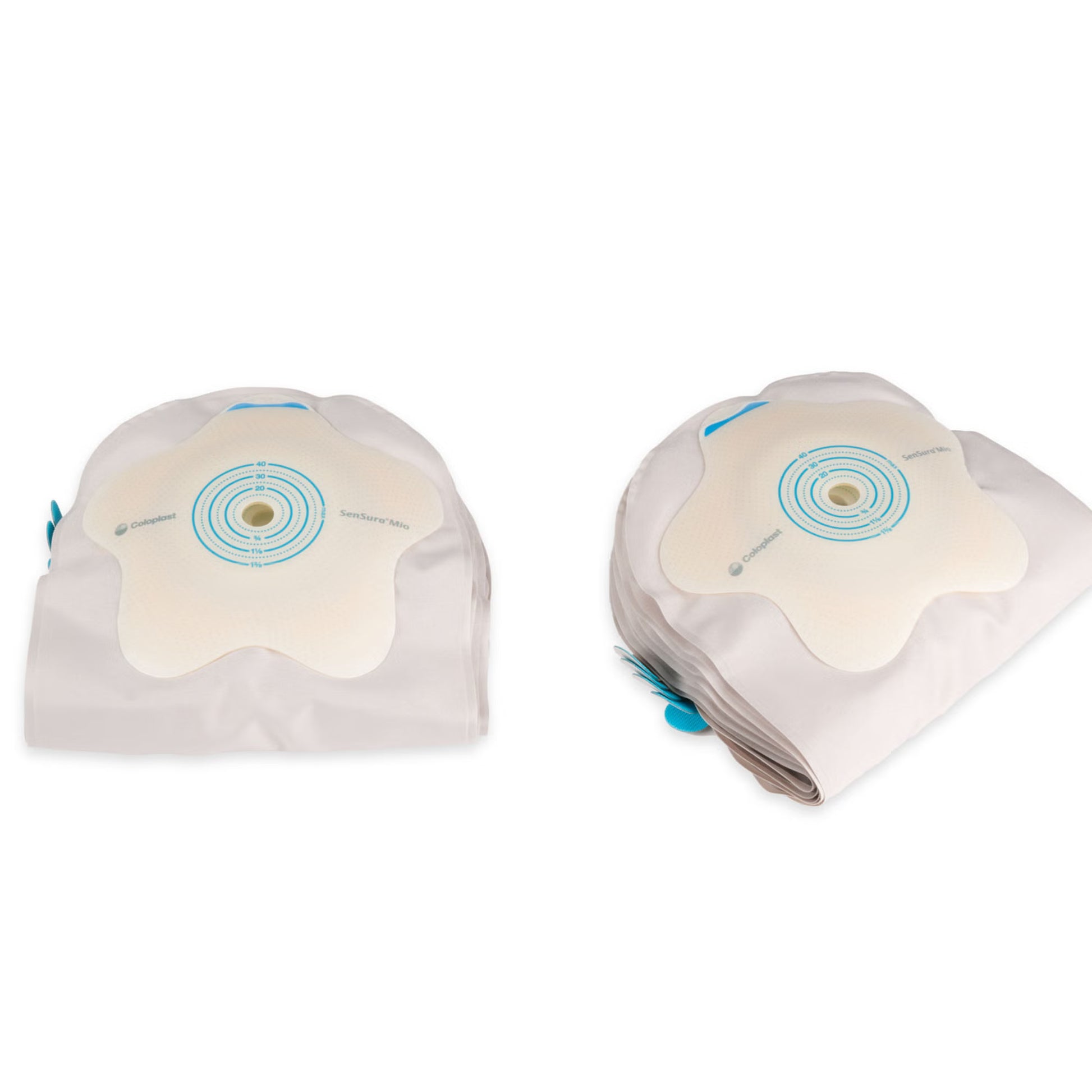 SenSura® Mio Convex Flip 1-Piece Transparent Ostomy Pouch, Stomas