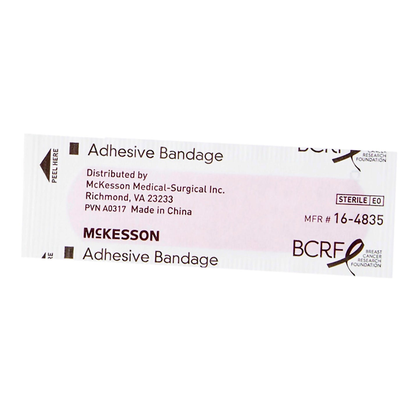 McKesson Pink Adhesive Strip