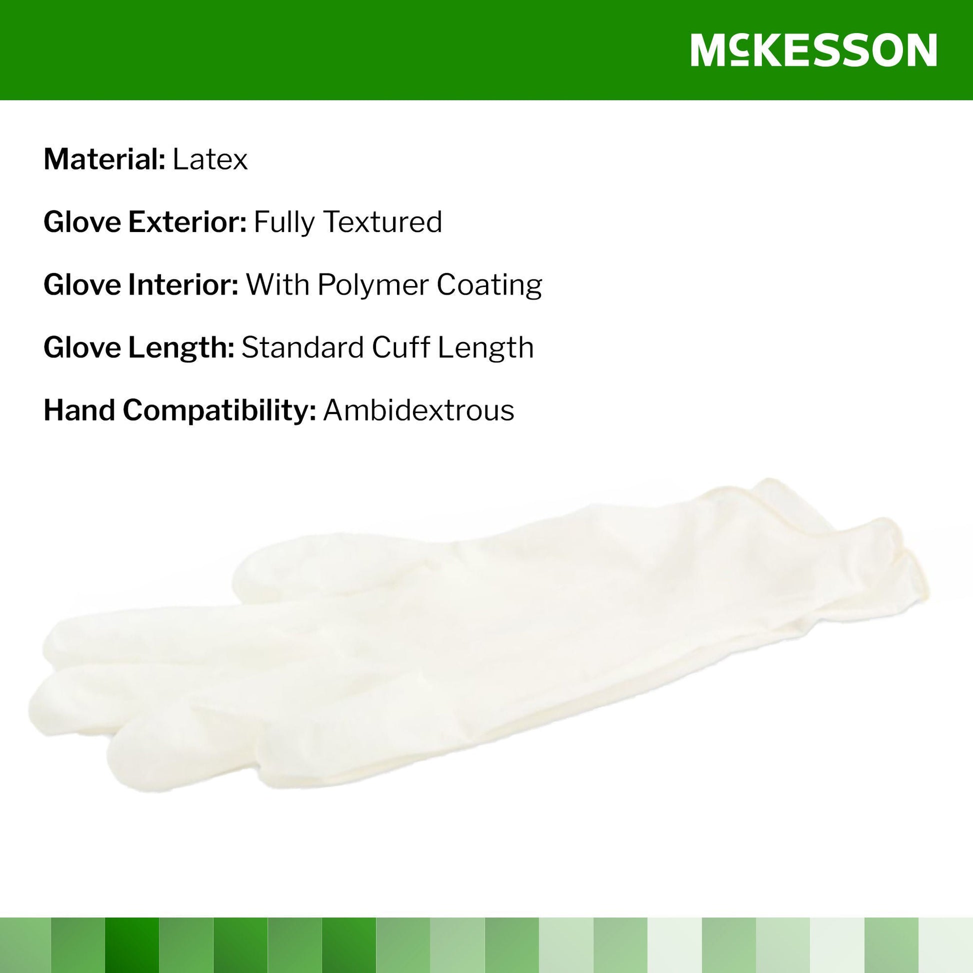 McKesson Confiderm® Latex Exam Gloves, Ivory - view 3