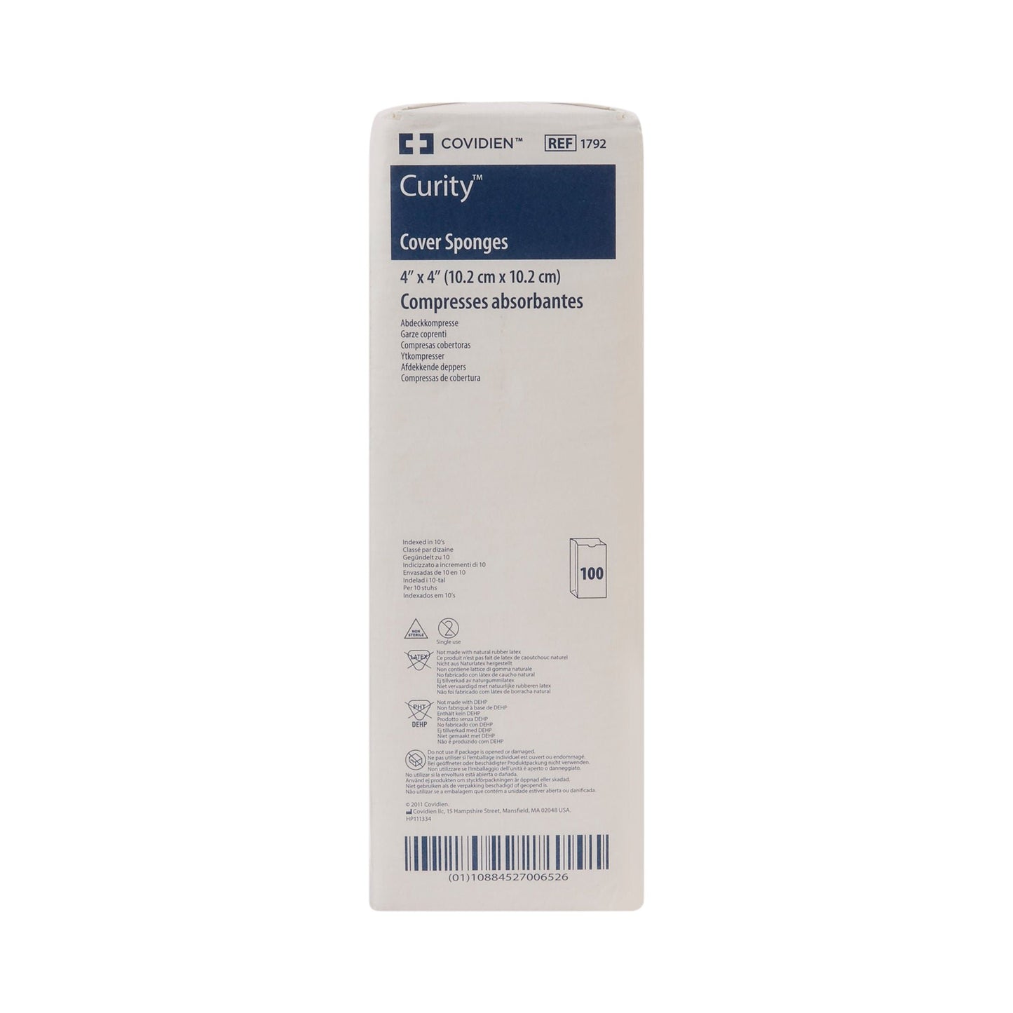 Curity™ Nonwoven Sponge, 4-Ply