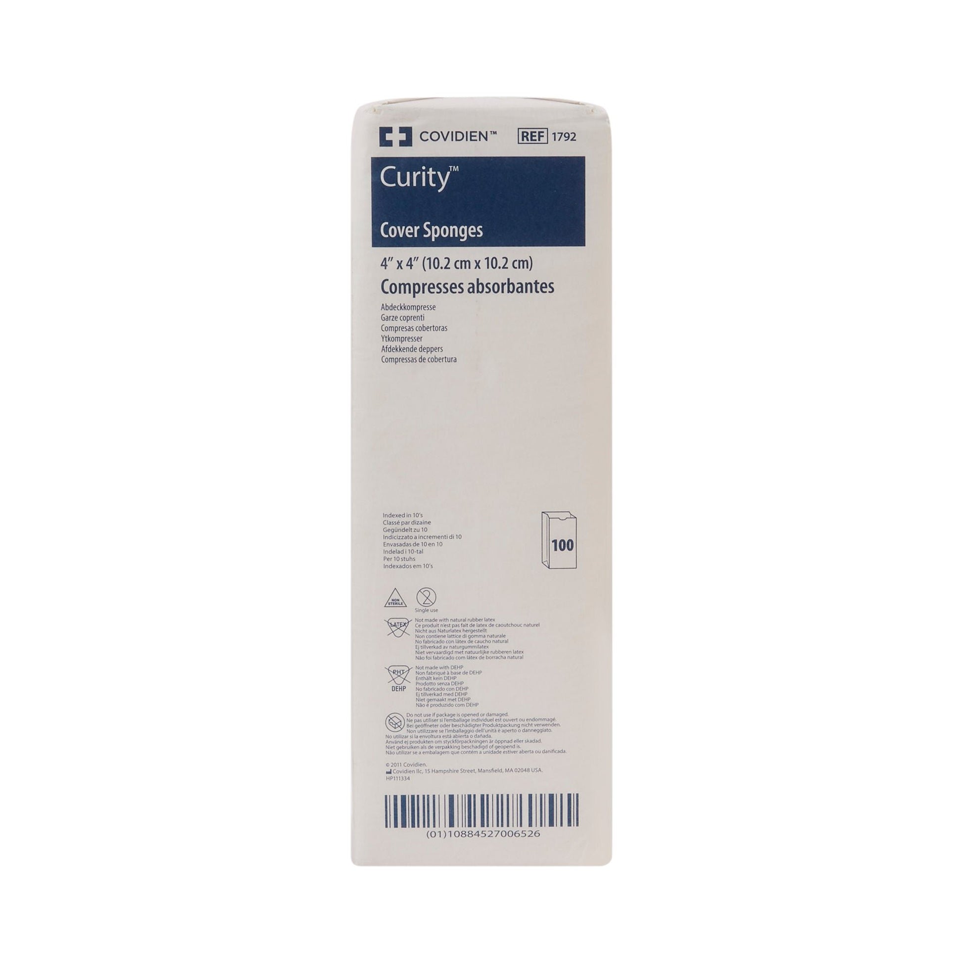 Curity™ Nonwoven Sponge, 4-Ply