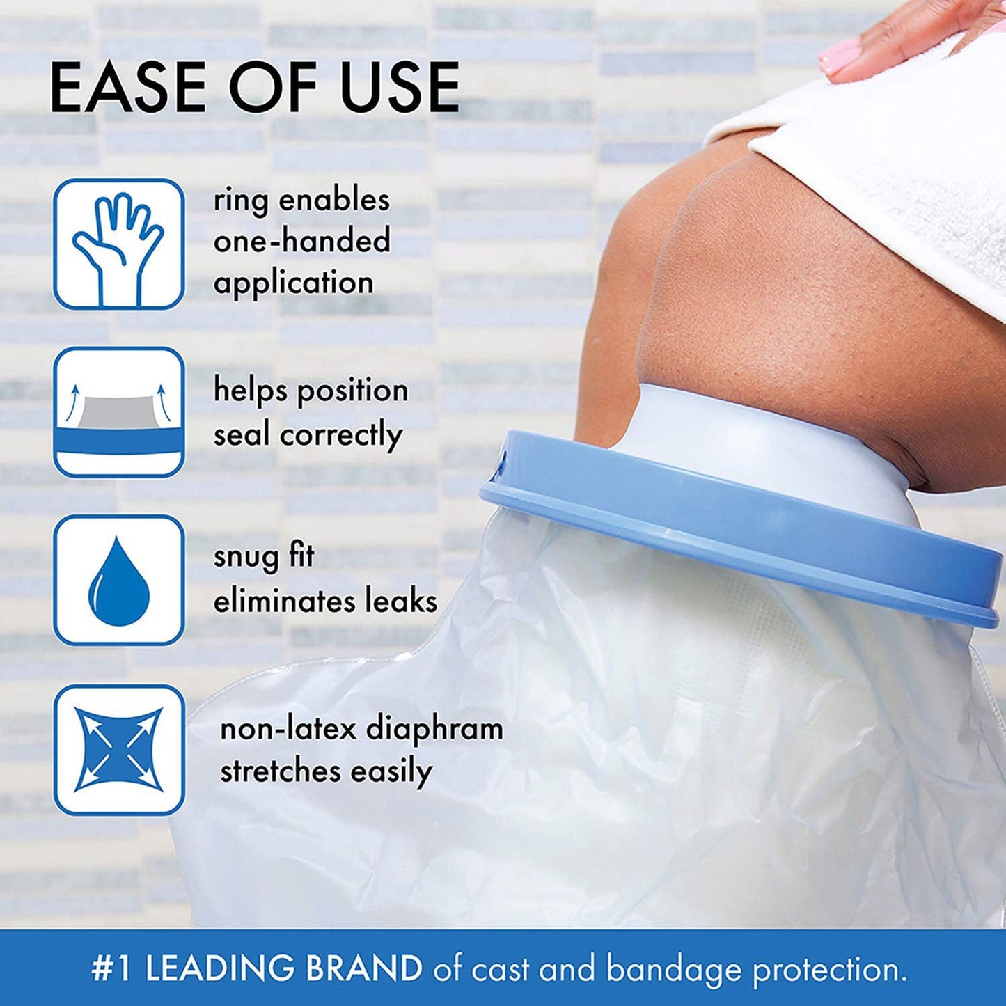 Seal-Tight® Original Cast Protector, 24-Inch Length, Wide Short Leg