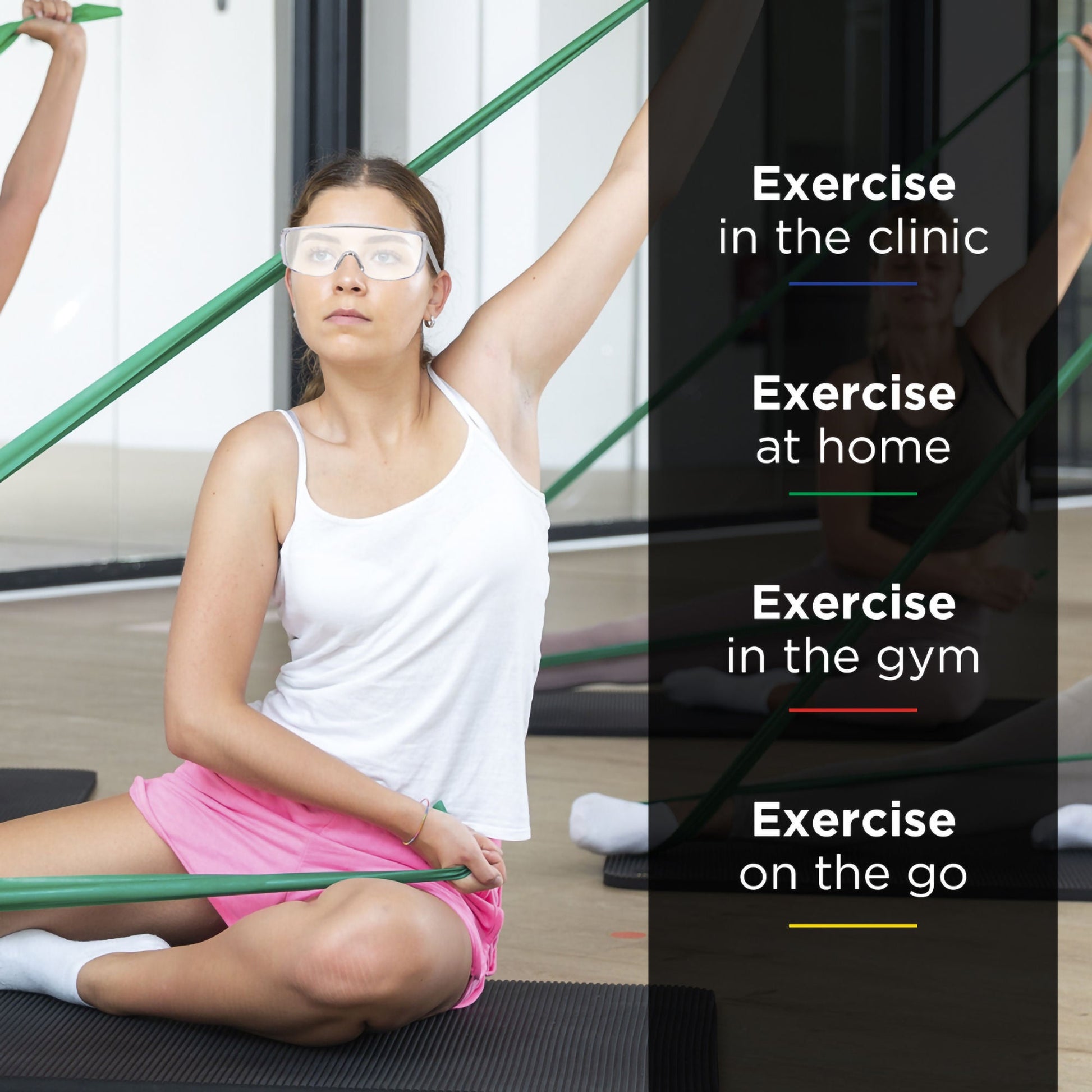 TheraBand® Exercise Resistance Band, Green, Heavy Resistance