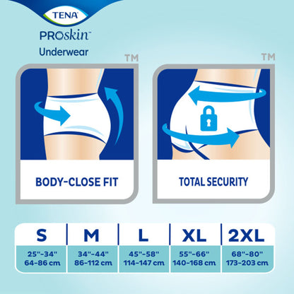 Tena® ProSkin™ Breathable Incontinence Underwear, Moderate Absorbency