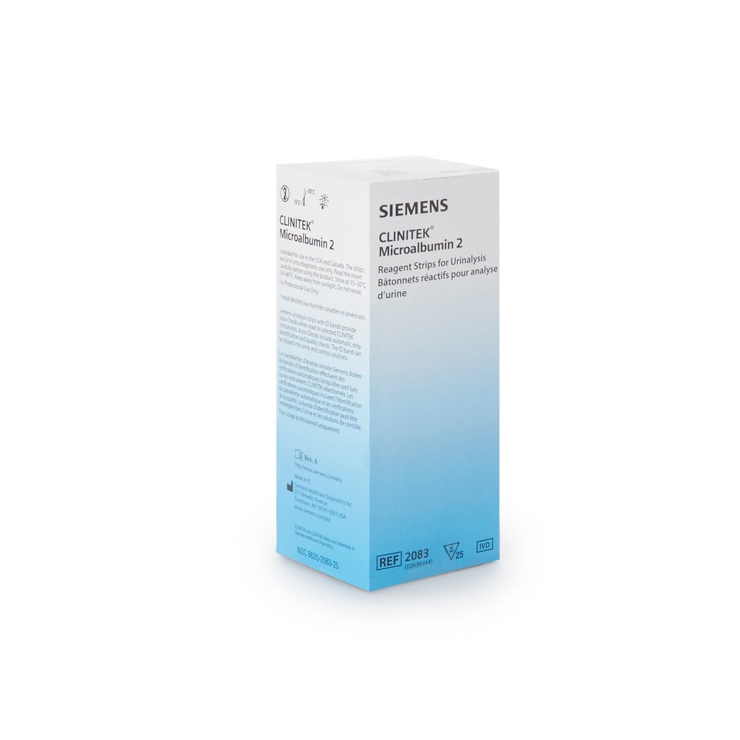 Clinitek® Reagent Test Strip for use with Small Clinitek Systems, Microalbumin