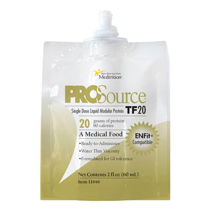ProSource TF20 Tube Feeding Formula Unflavored Liquid Pouch