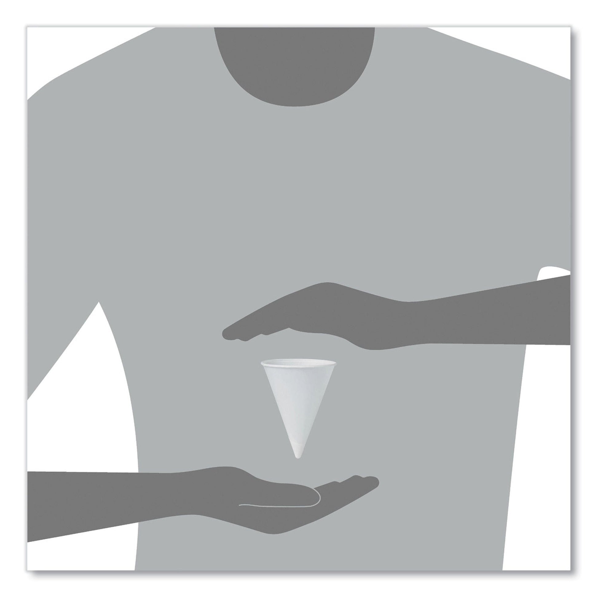 Bare® Paper Cone Drinking Cup, Capacity