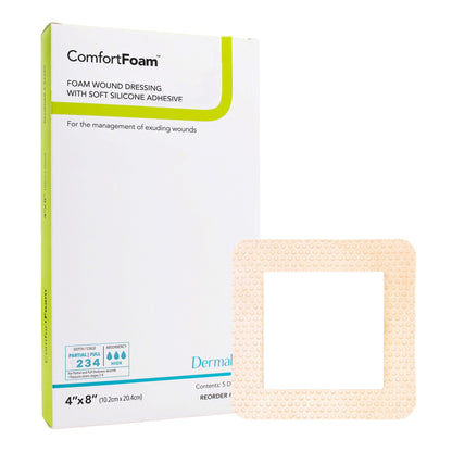 ComfortFoam™ Border Foam Wound Dressing with Silicone Adhesive