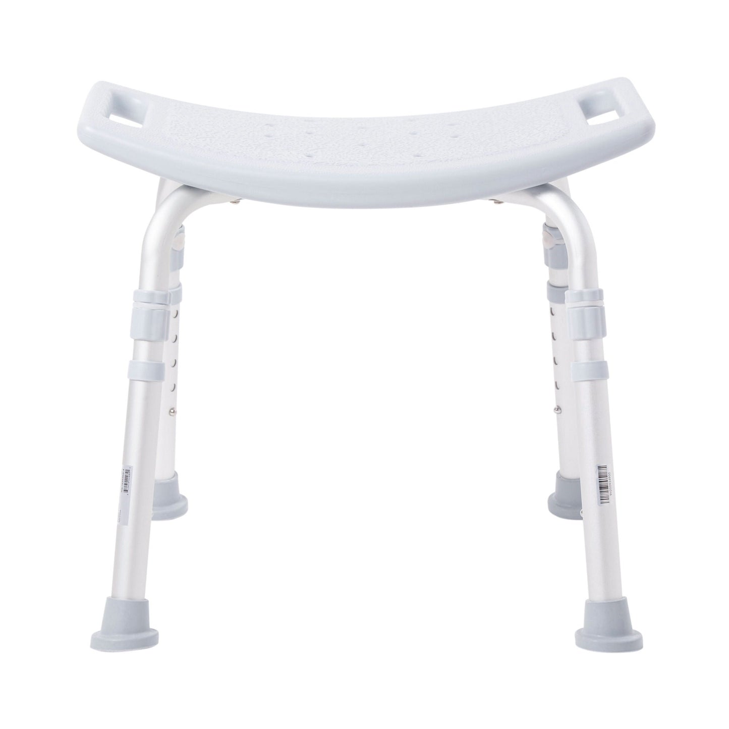 McKesson Aluminum Bath Bench Without Backrest, 15.5 – 19.5 Inch, Gray