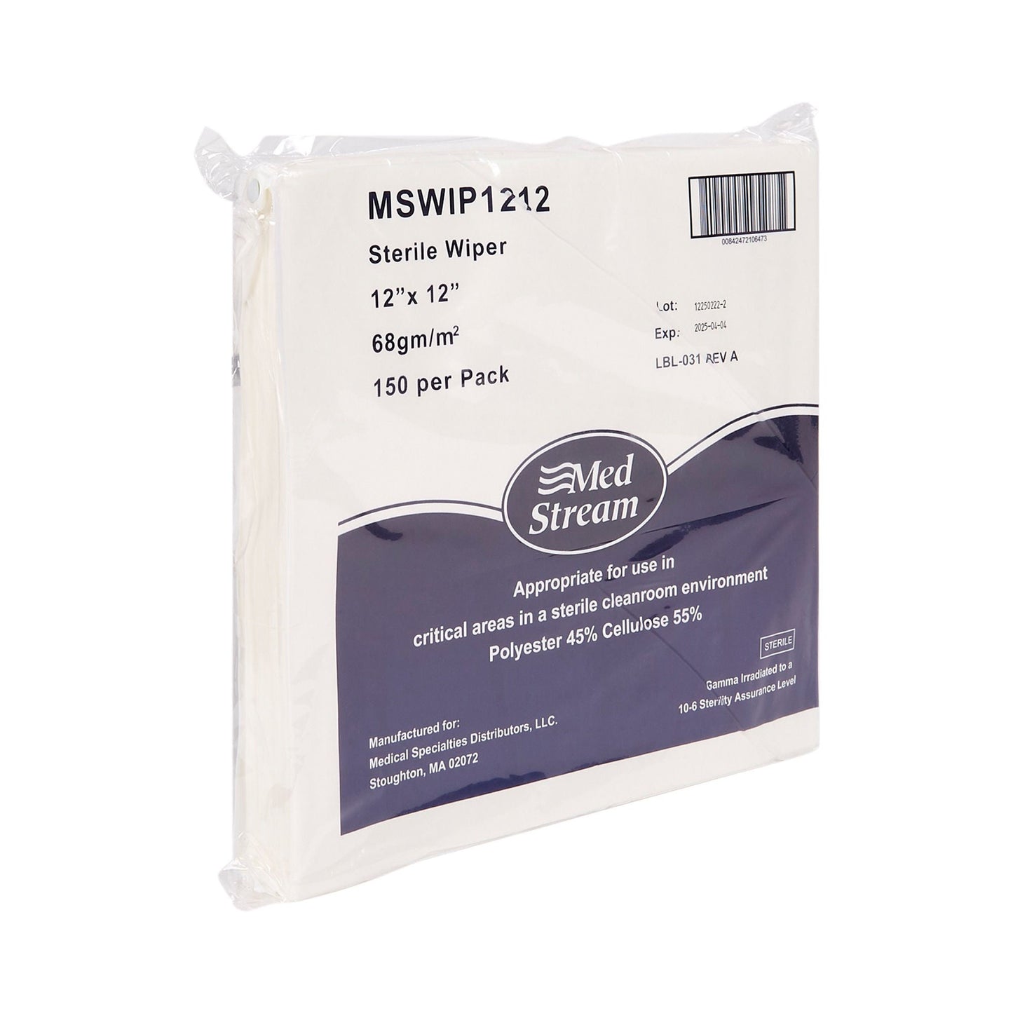 McKesson Cleanroom Low Lint Wipes