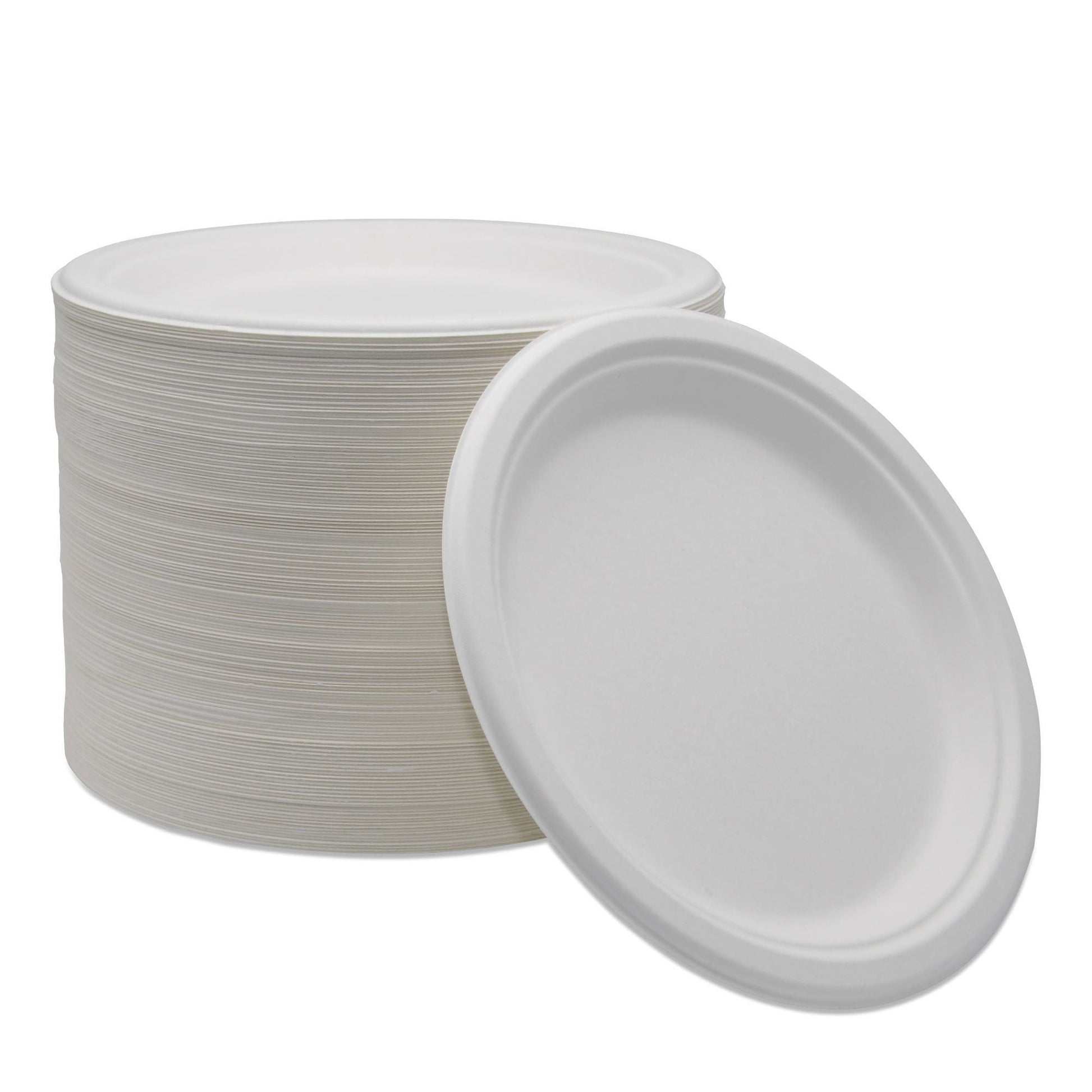 Medd Max Plate Molded Fiber White Single Use