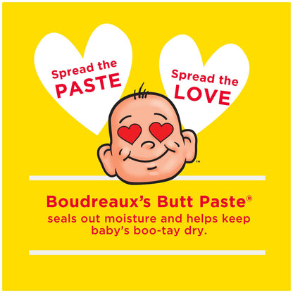 Boudreaux's Original Butt Paste Diaper Rash Treatment, 16% Zinc Oxide, Tube