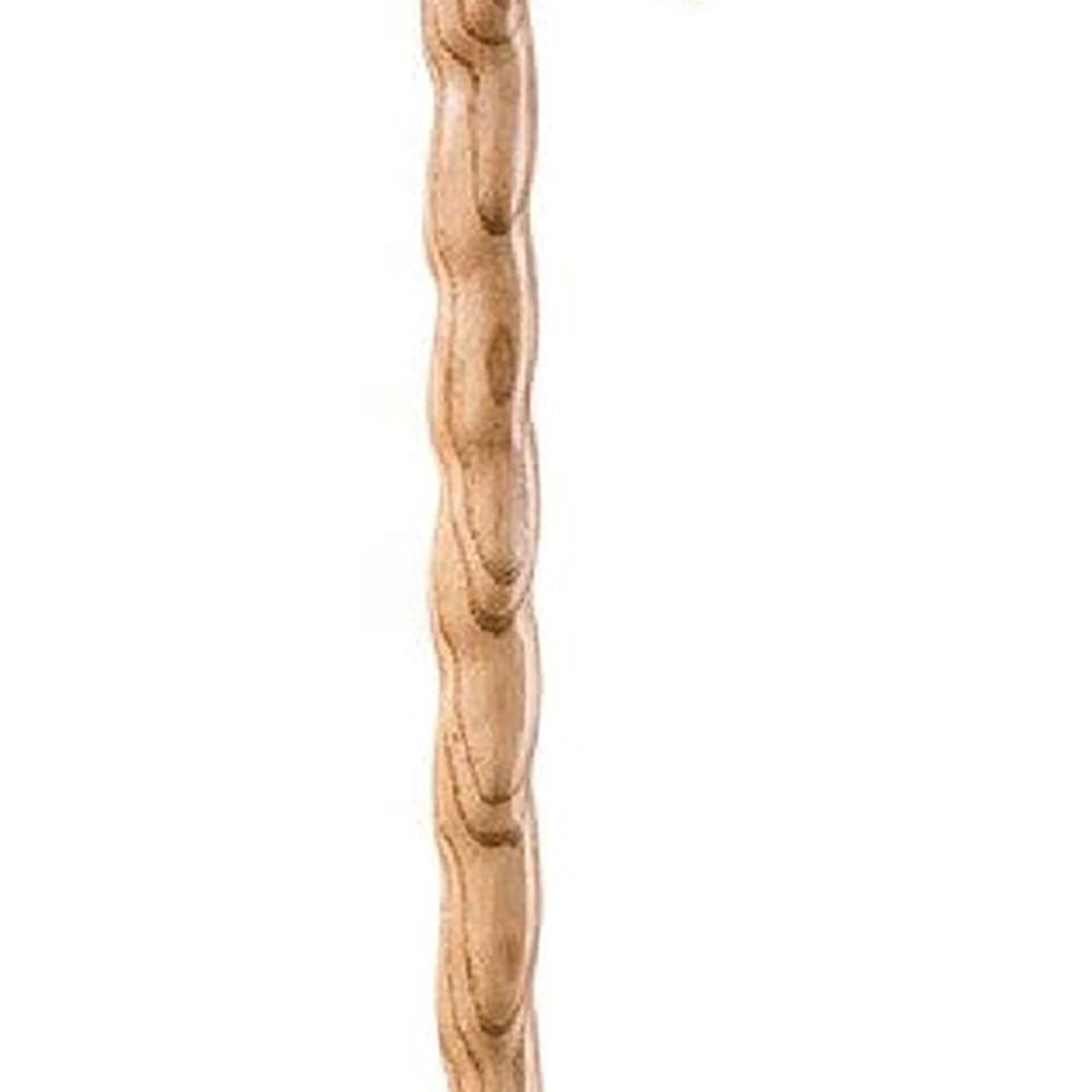 Brazos™ Twisted Oak Hitchhiker Handcrafted Walking Stick, 58-Inch, Tan
