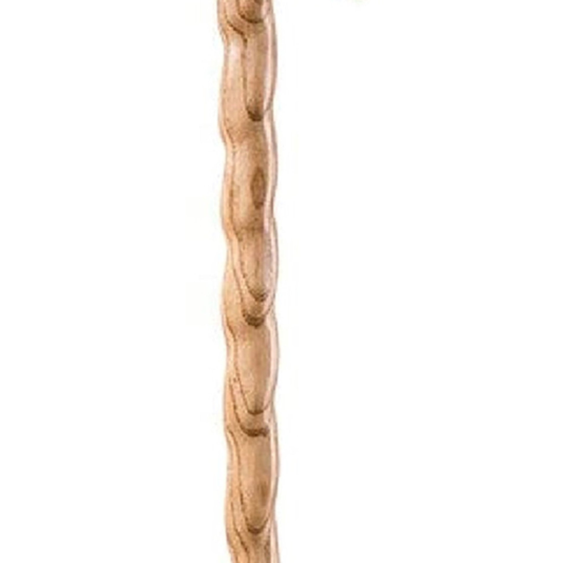 Brazos™ Twisted Oak Hitchhiker Handcrafted Walking Stick, 58-Inch, Tan
