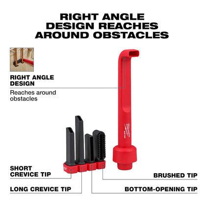 Milwaukee AIR-TIP 4-in-1 Right Angle Cleaning Tool 49-90-2026 | 6-Piece