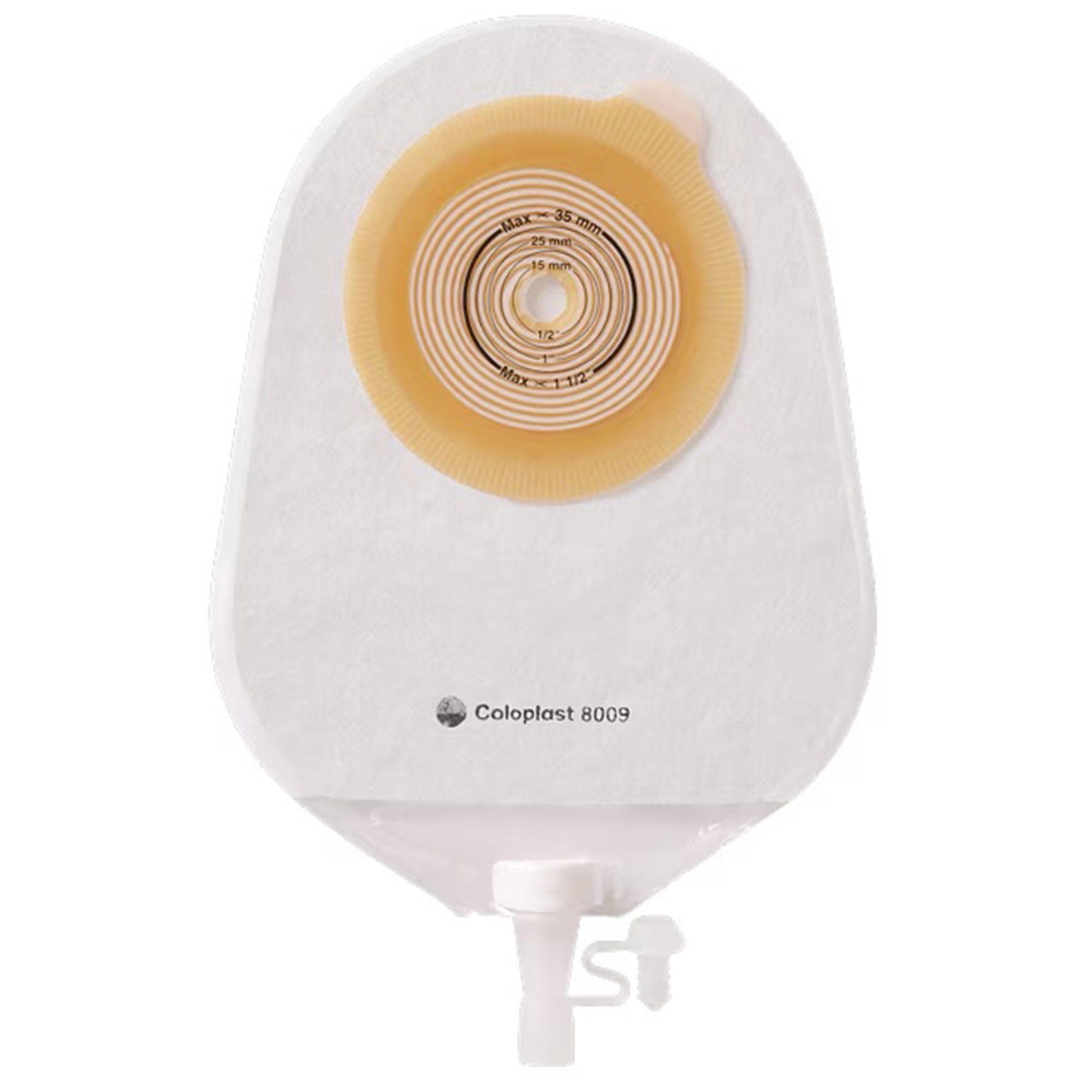 Assura® Pediatric 1-Piece Transparent Urostomy Pouch, Stoma